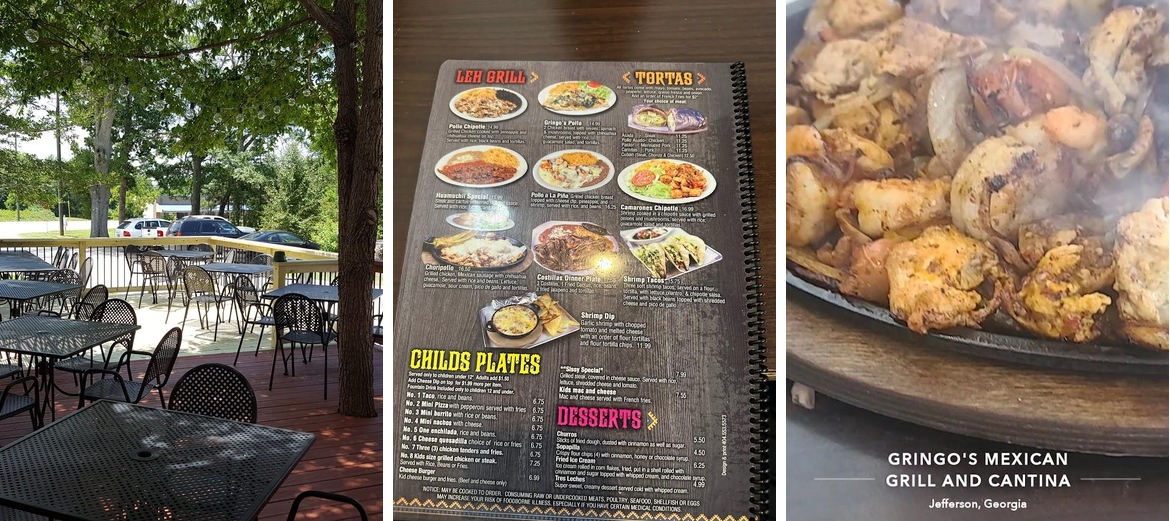 Gringo's Mexican Grill Menu