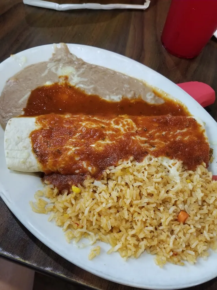 One Enchilada Rice and Beans